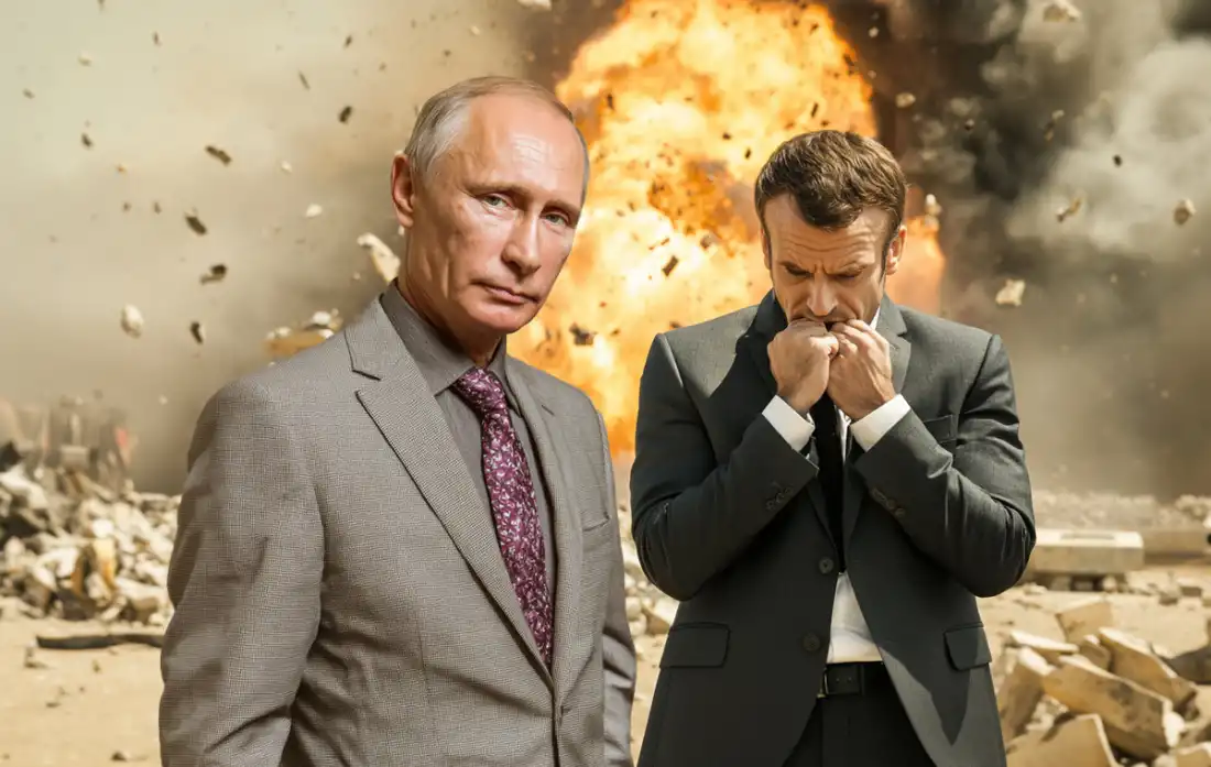 «Ну вот и все, гады!» Трусишка Макрон кинул Зеленского — ВКС РФ разнесли ЦПР в Киеве. Путин прогнал НАТО с Украины? «Ну вот и все, гады!» Трусишка Макрон кинул Зеленского — ВКС РФ разнесли ЦПР в Киеве. Путин прогнал НАТО с Украины?